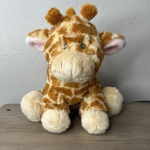 Baby Ganz JAMIE GIRAFFE BG2784 Plush Stuffed‎ Animal Soft Toy Sitting 9" CLEAN